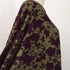 Atelier Jupe - 100% Viscose - Khaki Viscose with Purple Flowers